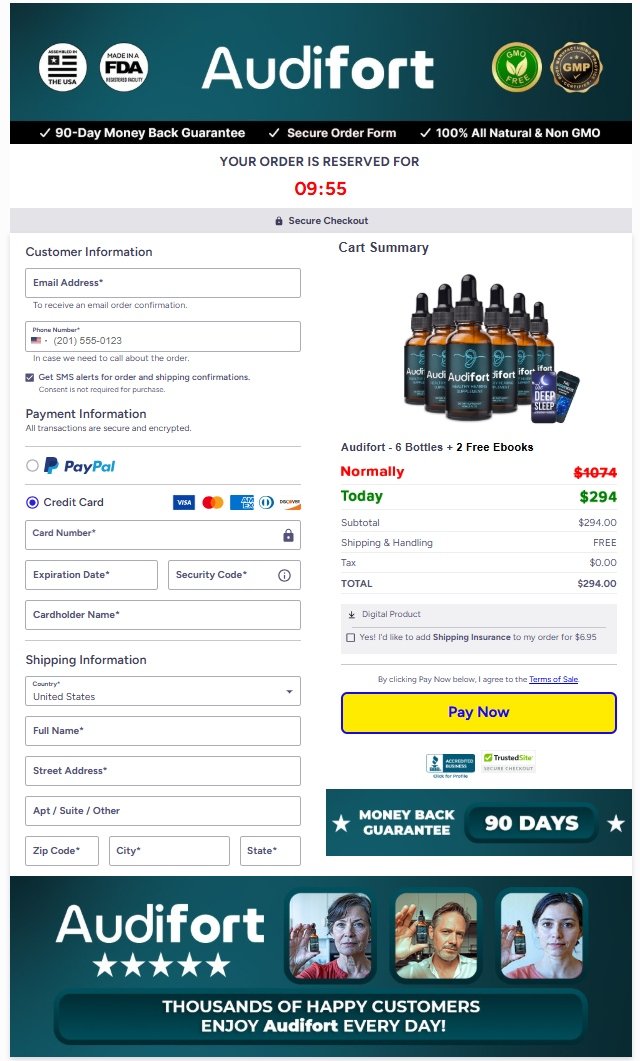Secure credit card payment
